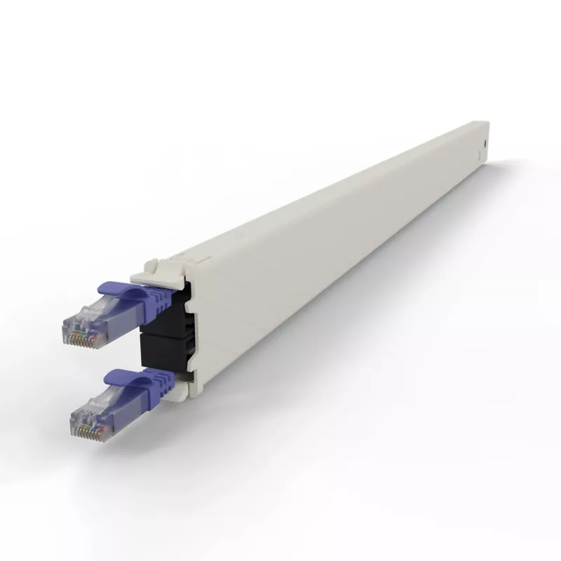 Netzwerkkabel PATCHBOX CONE30UTPVI RJ-45 Cat6a 1,8 m Violett