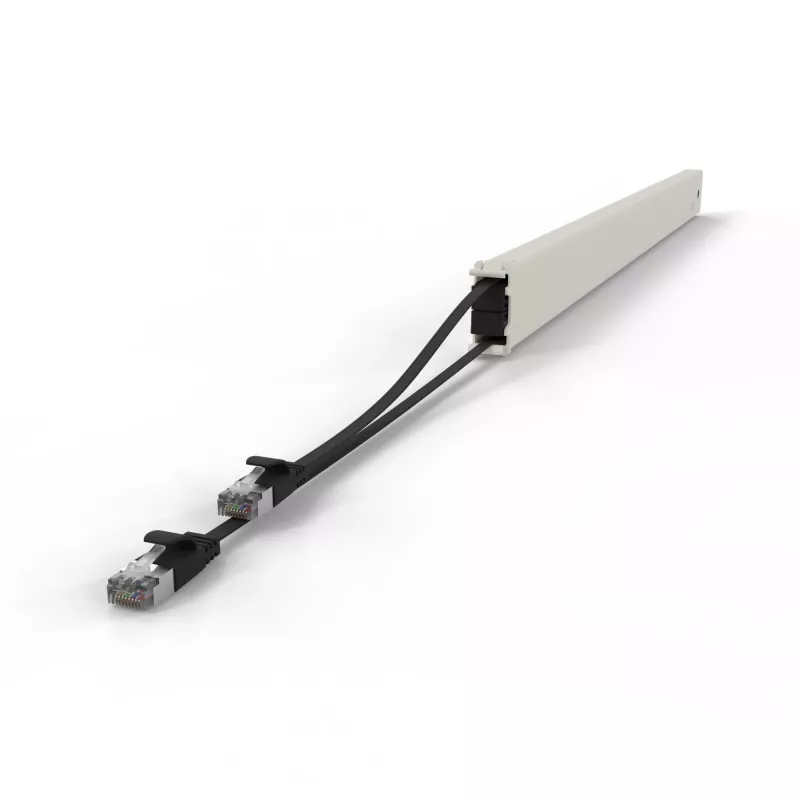 Netzwerkkabel PATCHBOX CONE46STPBK RJ-45 Cat6a 2,5 m Schwarz