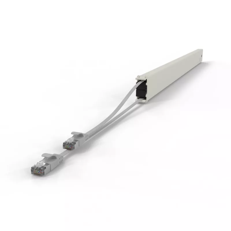 Netzwerkkabel PATCHBOX CONE46STPSL RJ-45 Cat6a 2,5 m Grau