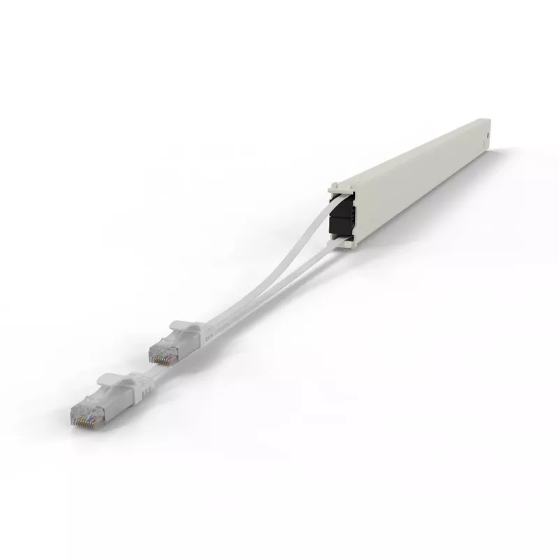 Netzwerkkabel PATCHBOX CONE46UTPWH RJ-45 Cat6a 2,5m Weiß