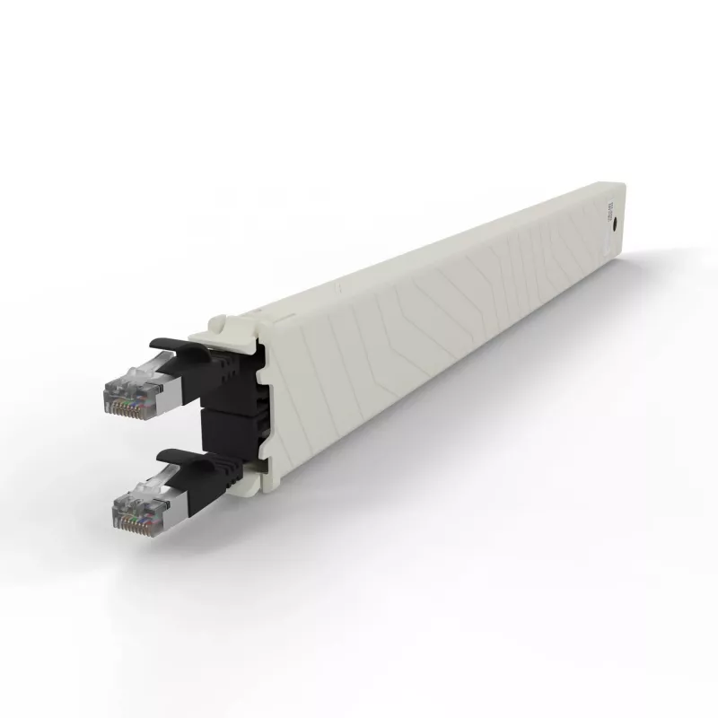 Netzwerkkabel PATCHBOX CONEX8STPBK RJ-45 Cat6a 0,8 m Schwarz