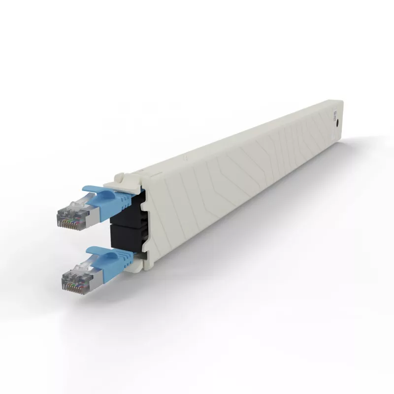 Netzwerkkabel PATCHBOX CONEX8STPBL RJ-45 Cat6a 0,8 m Blau