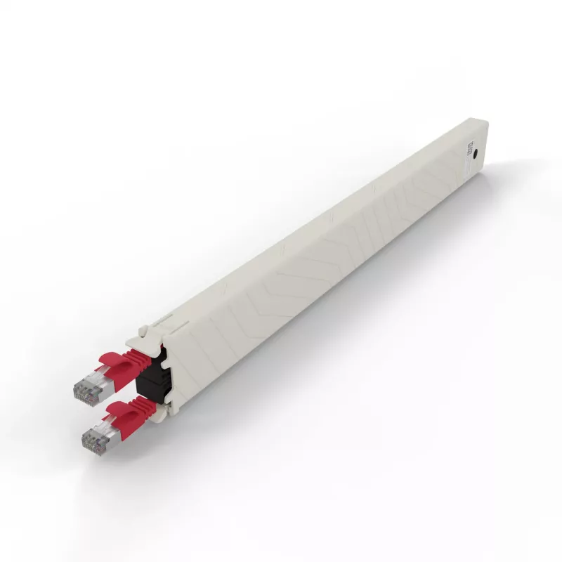 Netzwerkkabel PATCHBOX CONEX8STPRD RJ-45 Cat6a 0,8 m Rot