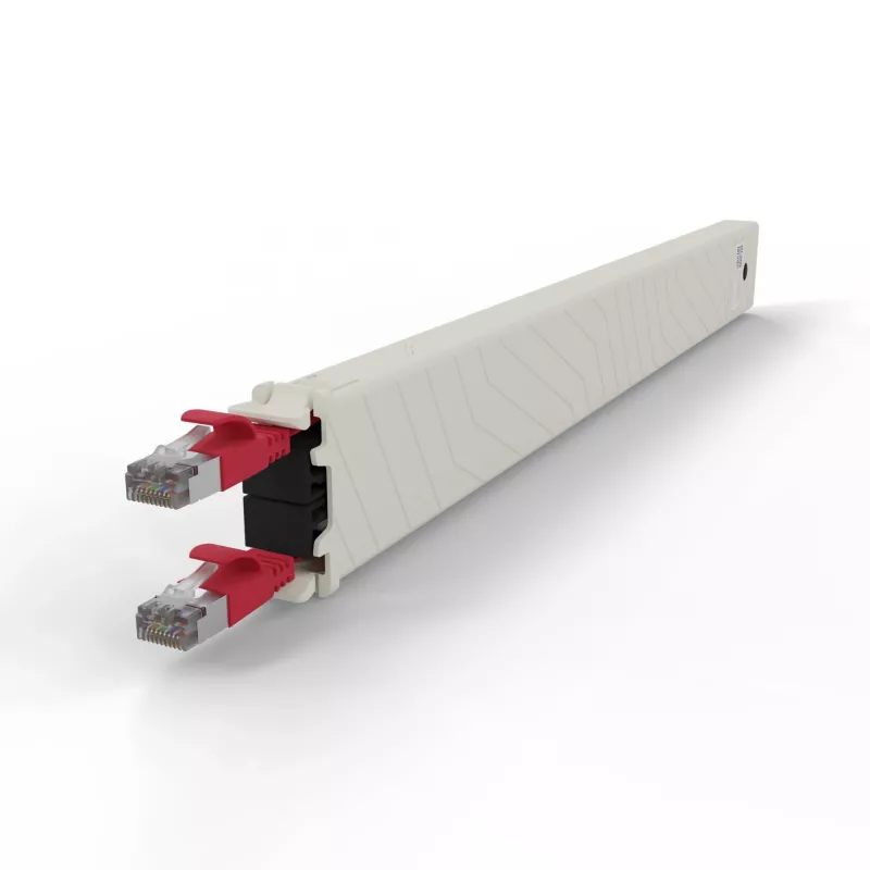 Netzwerkkabel PATCHBOX CONEX8STPRD RJ-45 Cat6a 0,8 m Rot