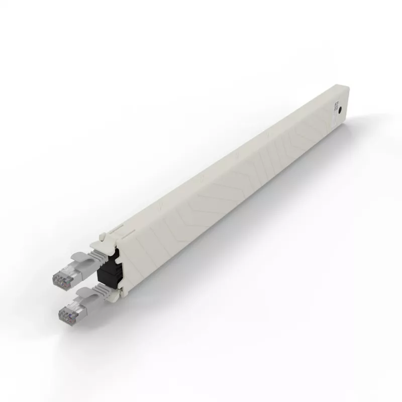 Netzwerkkabel PATCHBOX CONEX8STPSL RJ-45 Cat6a 0,8 m Grau