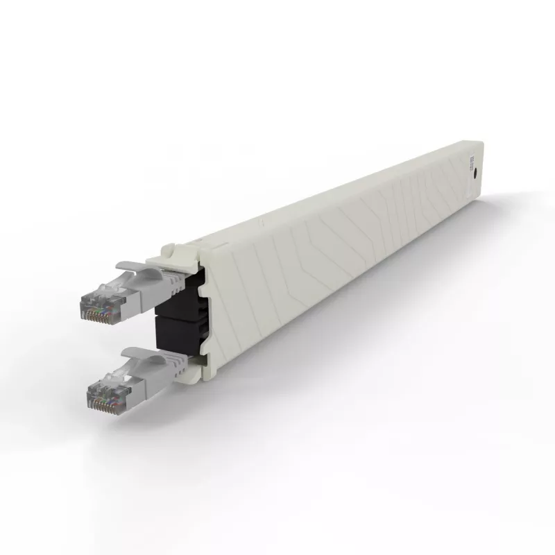 Netzwerkkabel PATCHBOX CONEX8STPSL RJ-45 Cat6a 0,8 m Grau