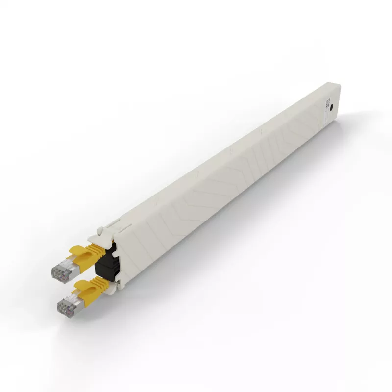 Netzwerkkabel PATCHBOX CONEX8STPYL RJ-45 Cat6a 0,8 m Gelb