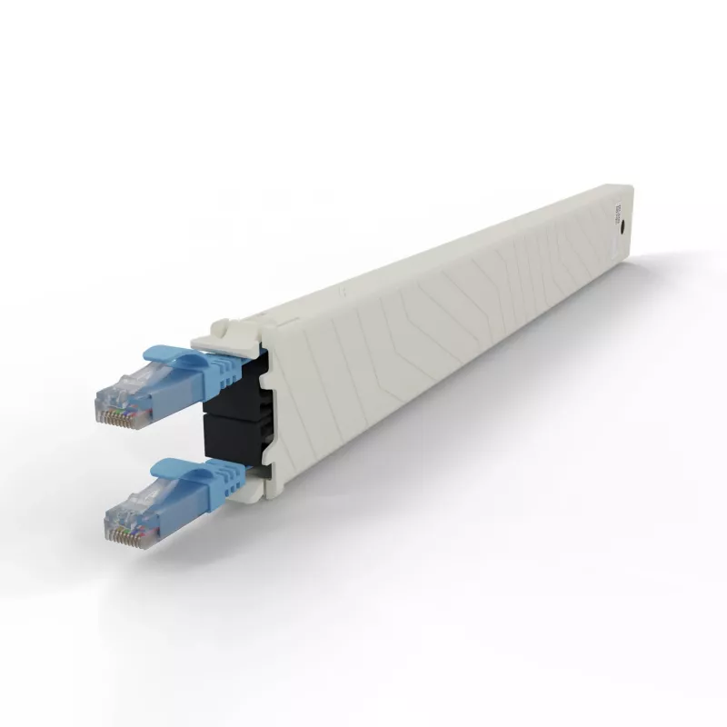Netzwerkkabel PATCHBOX CONEX8UTPBL RJ-45 Cat6a 0,8 m Blau