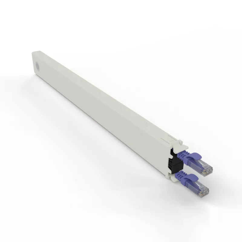Netzwerkkabel PATCHBOX CONEX8UTPVI RJ-45 Cat6a 0,8 m Violett