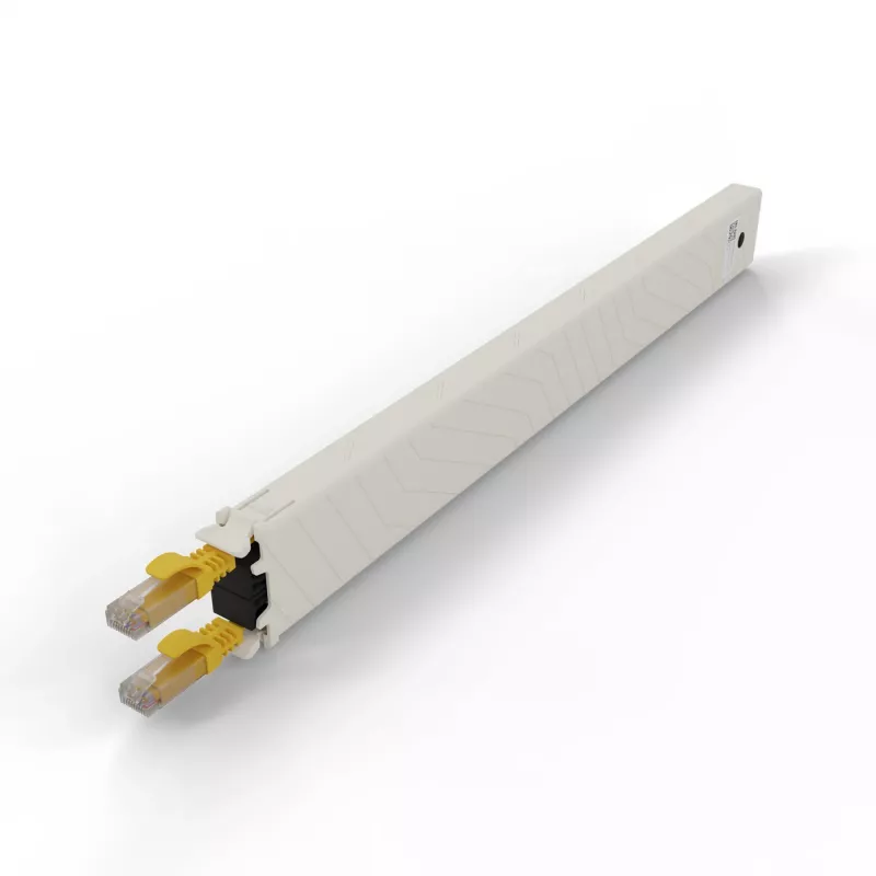 Netzwerkkabel PATCHBOX CONEX8UTPYL RJ-45 Cat6a 0,8 m Gelb