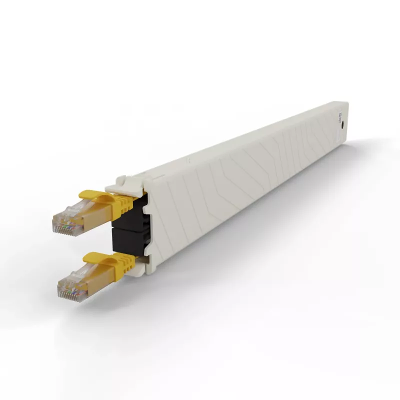 Netzwerkkabel PATCHBOX CONEX8UTPYL RJ-45 Cat6a 0,8 m Gelb