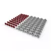 Schrauben & Muttern PATCHBOX dvmnt50RD M6 Aluminium Stahl 50 Stk.