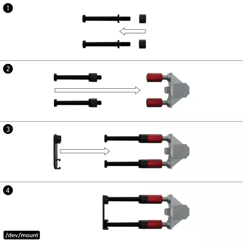 Kabelmanagement-Panel PATCHBOX Patchcatch Solo 24er-Pack Schwarz Rot