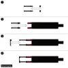 Kabelmanagement-Panel PATCHBOX Patchcatch Solo 24er-Pack Schwarz Rot
