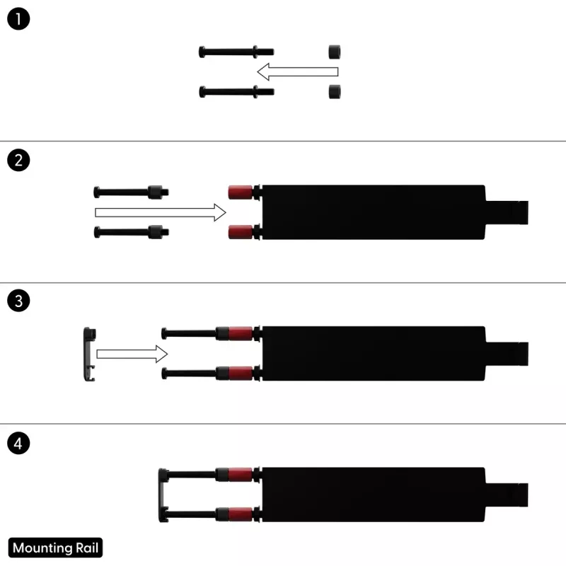 Kabelmanagement-Panel PATCHBOX Patchcatch Solo 24er-Pack Schwarz Rot