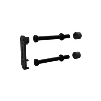 Kabelmanagement-Panel PATCHBOX Patchcatch Solo 24er-Pack Schwarz Rot