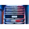 PATCHBOX PBCX8K Kabelorganizer Rack Kabelhalter Schwarz 4 Stück