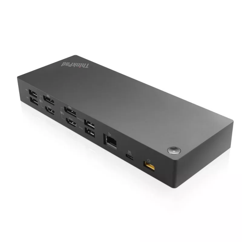 Lenovo 40AF0135UK Laptop-Dockingstation/Port-Replikator Kabelgebunden USB 3.2 Gen 1 (3.1 Gen 1) Type-C Schwarz