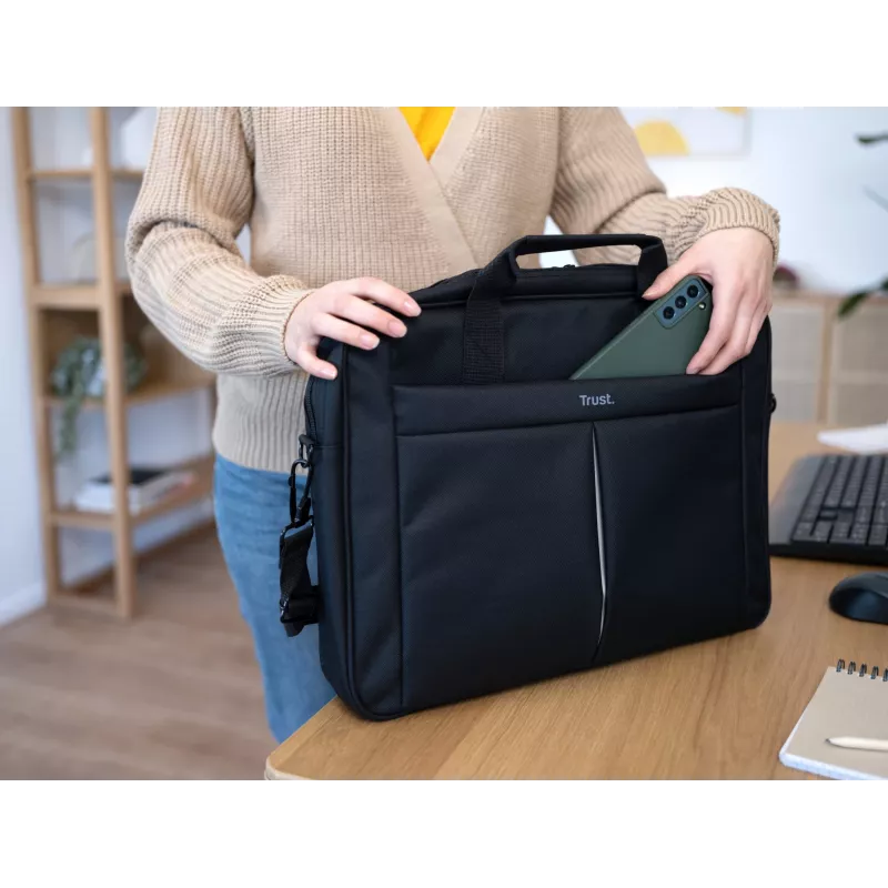 Trust Primo Tragetasche für 16-Zoll-Laptops, Aktentasche, 40,6 cm (16 Zoll), Schultergurt