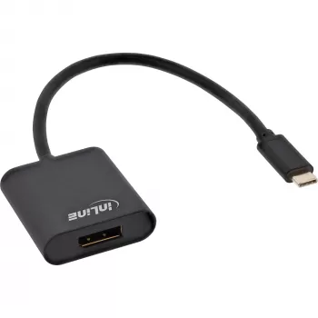 USB-Display-Adapter InLine 64102B USB-C-Stecker auf DisplayPort 4K/60Hz