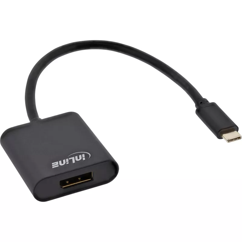 USB-Display-Adapter InLine 64102B USB-C-Stecker auf DisplayPort 4K/60Hz