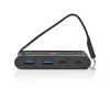Nedis TCARF250BK USB 3.2 Gen 1 Typ-C Hub Schwarz
