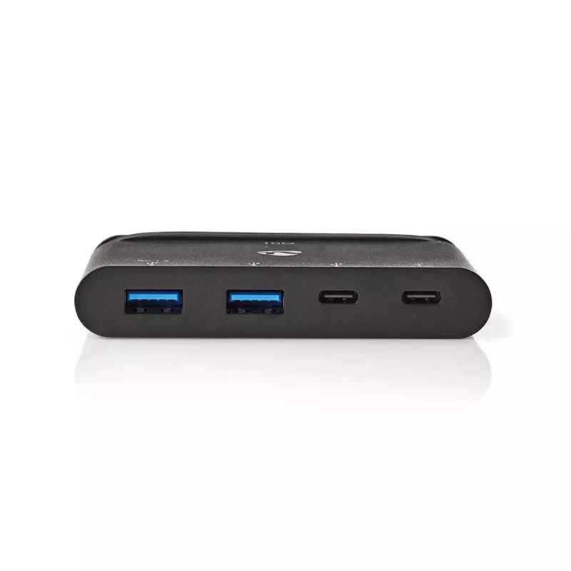 Nedis TCARF250BK USB 3.2 Gen 1 Typ-C Hub Schwarz