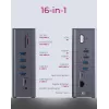 ICY BOX IB-DK2262AC Kabelgebunden USB 3.2 Gen 1 (3.1 Gen 1) Type-C Anthrazit