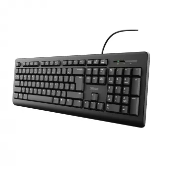 Trust TK-150 Tastatur Büro USB QWERTZ Deutsch Schwarz