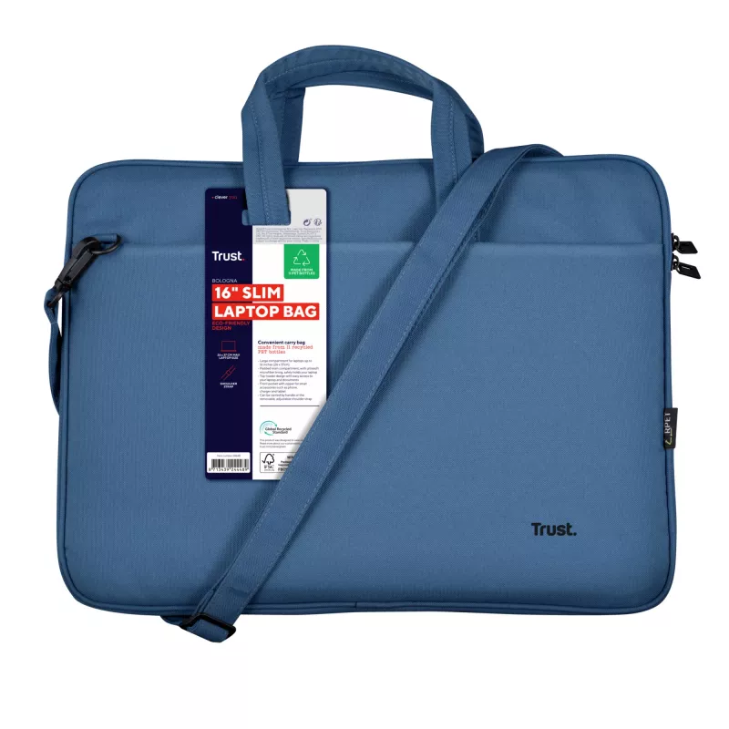 Trust Bologna 40,6 cm (16 Zoll) Aktentasche Blau