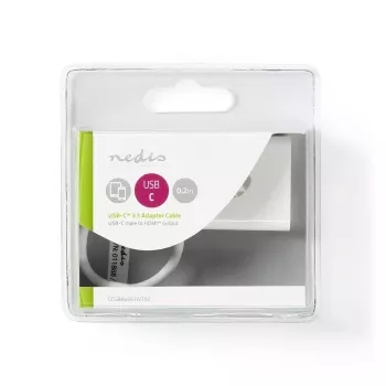 USB-Grafikadapter Nedis CCGB64651WT02 3840 x 2160 Pixel Weiß