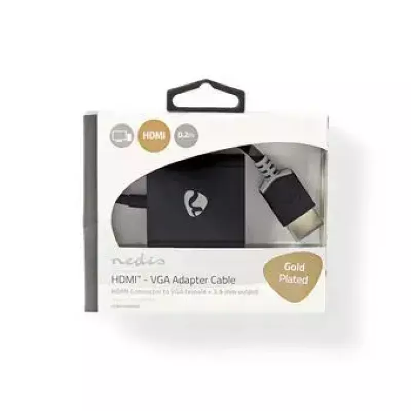 Videokabel-Adapter Nedis CCBW34900AT02 0,2 m VGA HDMI