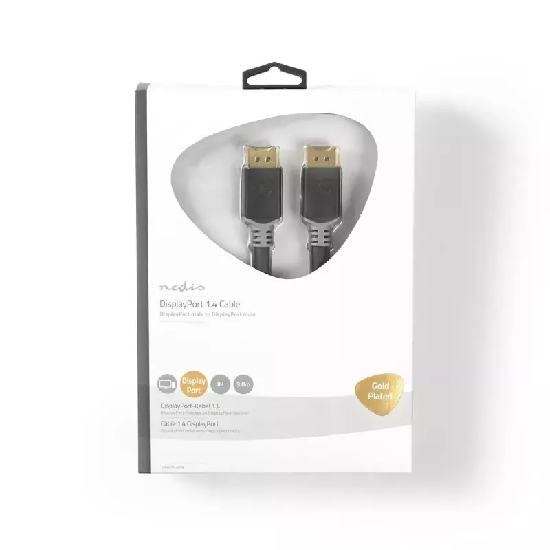 DisplayPort-Kabel Nedis CCBW37014AT30 3 m DisplayPort auf DisplayPort