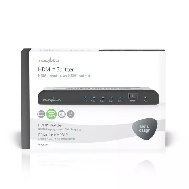 Video Splitter Nedis VSPL3474AT