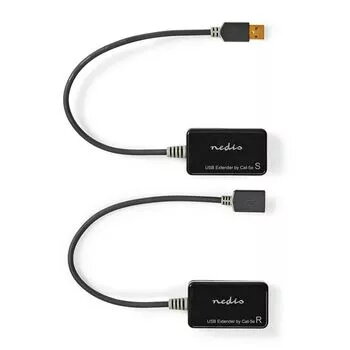 Nedis USB 2.0 aktives Verlängerungskabel A-Stecker - A-Buchse 50,0 m Schwarz