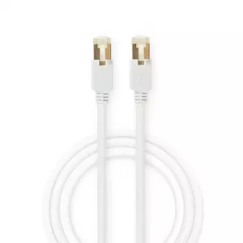 Nedis CCBW85221WT50 Netzwerkkabel Weiß 5 m Cat6 S/FTP