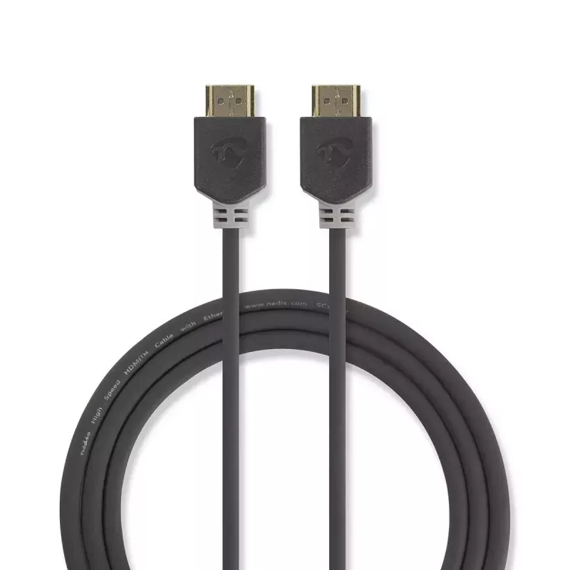 HDMI-Kabel Nedis CVBW34000AT150 15 m HDMI Typ A Stecker Anthrazit