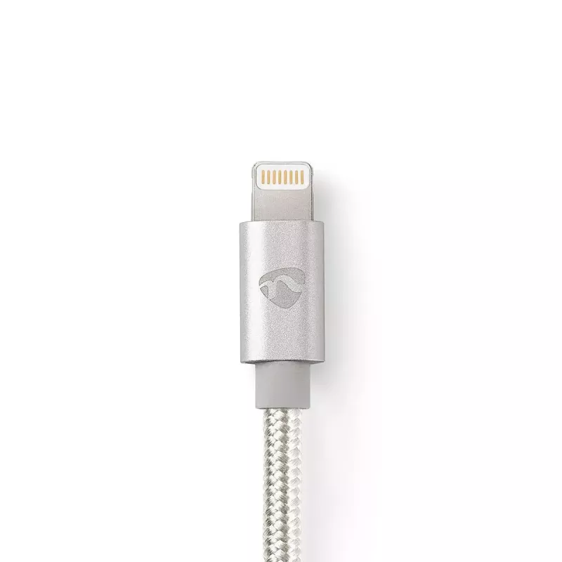 Handykabel Nedis CCTB39300AL10 Aluminium 1 m USB A Lightning