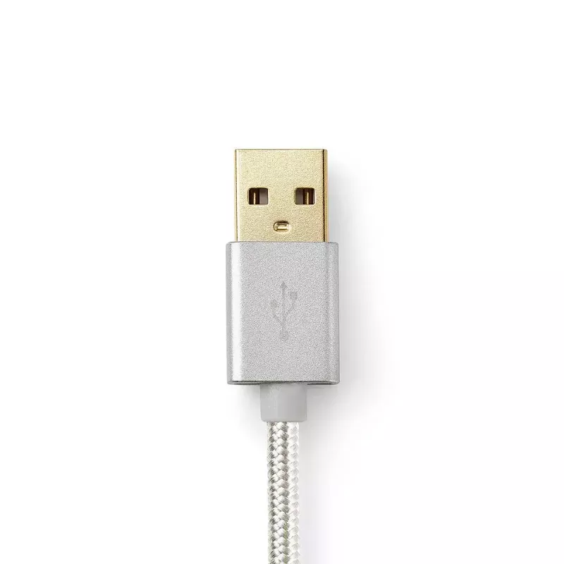 Handykabel Nedis CCTB39300AL10 Aluminium 1 m USB A Lightning