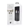 Mobiles Telefonkabel Nedis CCTB39300AL30 Aluminium 3 m USB A Lightning