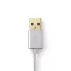 Mobiles Telefonkabel Nedis CCTB39300AL30 Aluminium 3 m USB A Lightning
