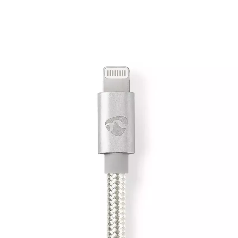 Lightning-Kabel Nedis CCTB39650AL10 1m Aluminium USB C