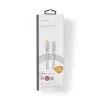 Lightning-Kabel Nedis CCTB39650AL10 1m Aluminium USB C