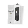 Lightning-Kabel Nedis CCTB39650AL20 2m USB-C Aluminium