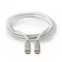 USB-Kabel Nedis CCTB64020AL20 USB4 Gen 2x2 2 m USB-C Silber