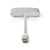 Laptop-Dock Nedis CCTB64765AL02 Silber 5 Gbit/s