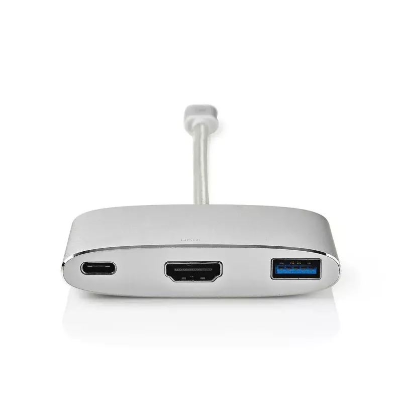 Laptop-Dock Nedis CCTB64765AL02 Silber 5 Gbit/s