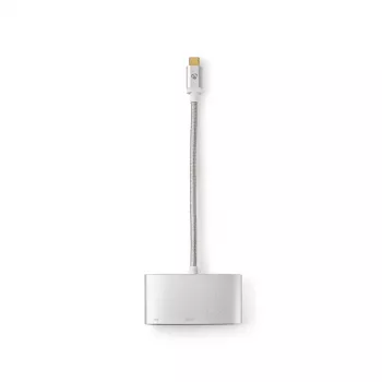 Laptop-Dock Nedis CCTB64765AL02 Silber 5 Gbit/s