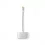 Laptop-Dock Nedis CCTB64765AL02 Silber 5 Gbit/s