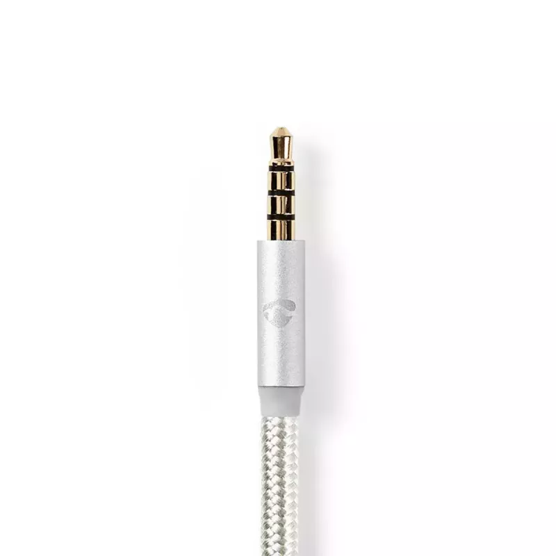 Audiokabel Nedis CCTB65940AL10 1 m USB-C auf 3,5 mm Aluminium